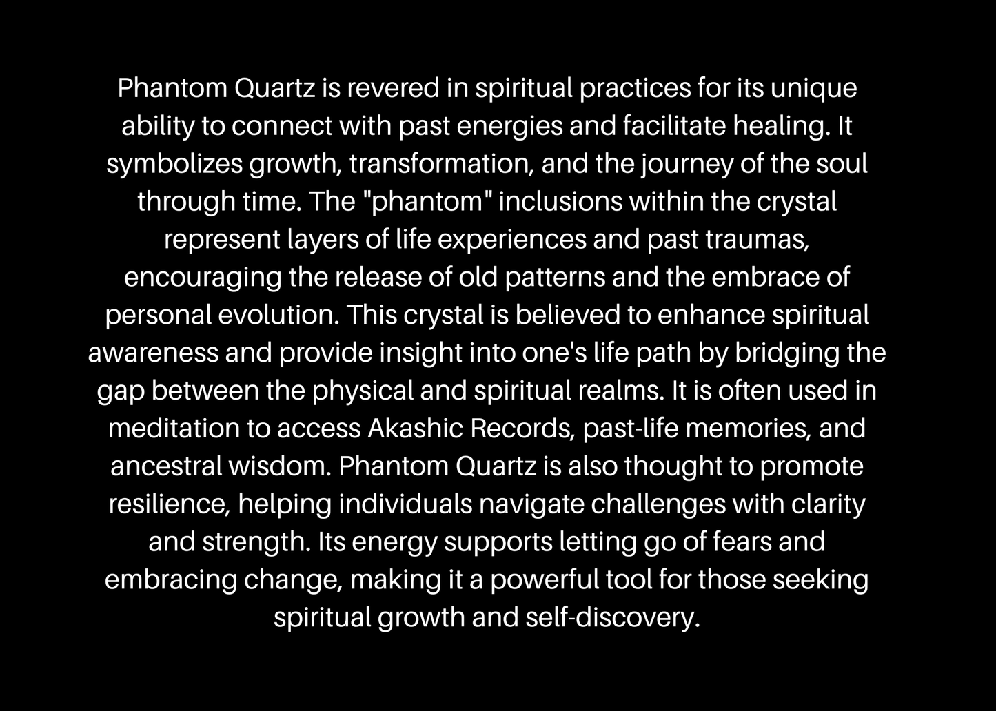 Black crystals spiritual meaning