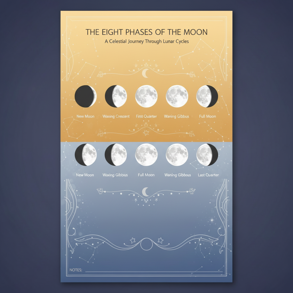 The sun and the moon