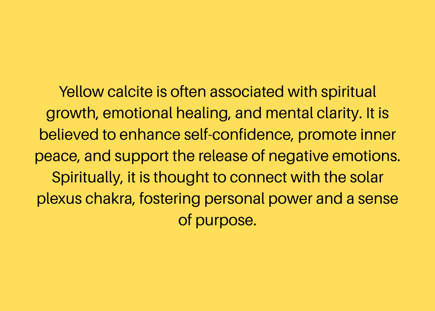 Yellow crystals spiritual meaning card