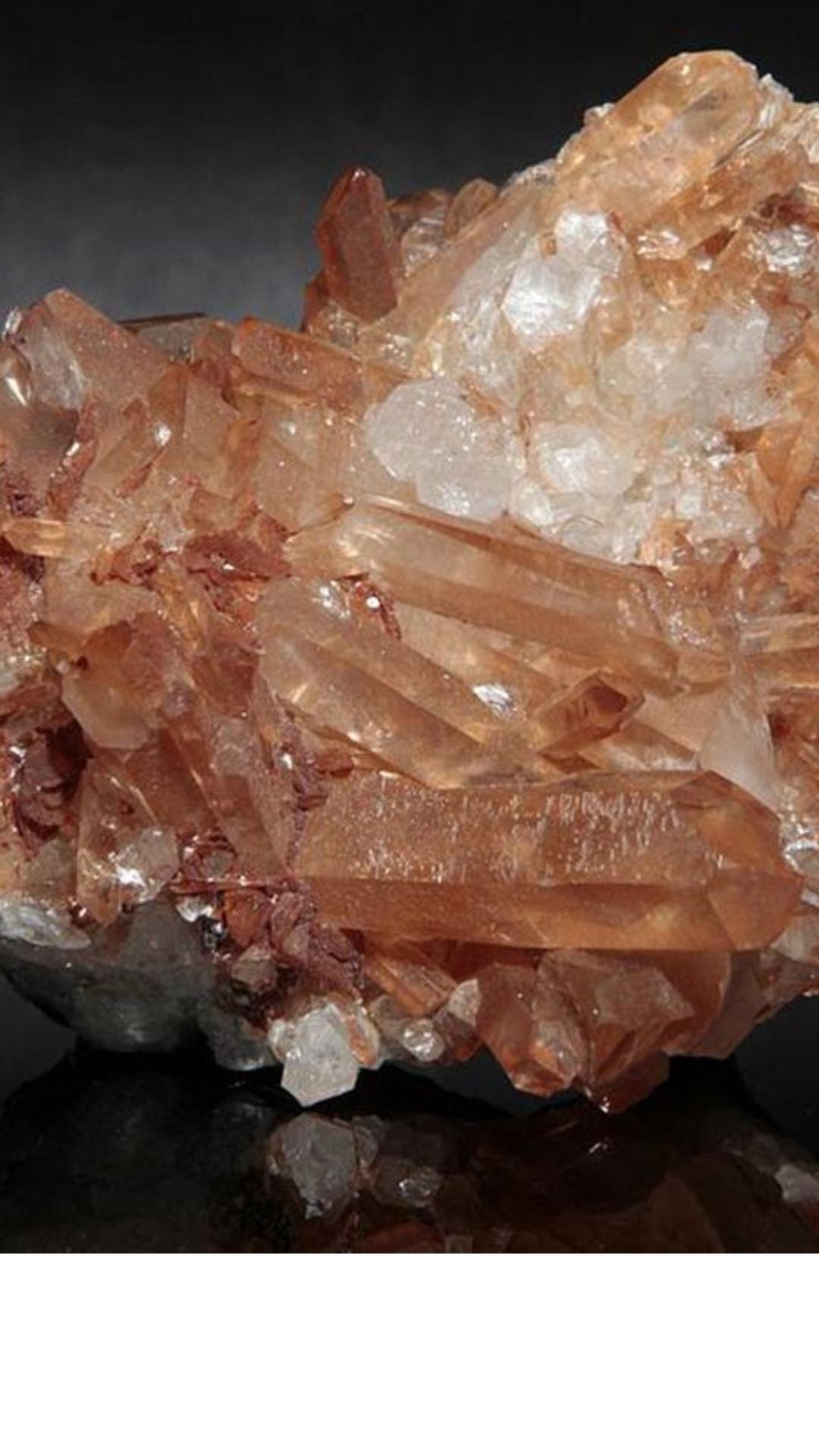 Tangerine Quartz Phone wallpaper