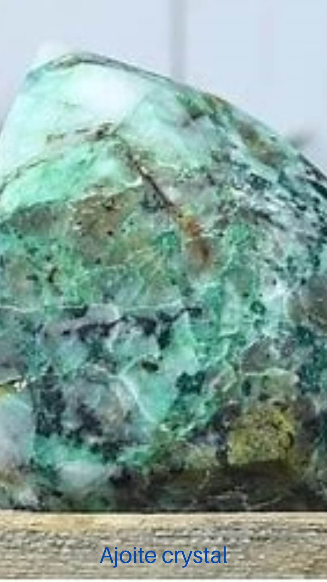 Blue crystals cellphone wallpaper