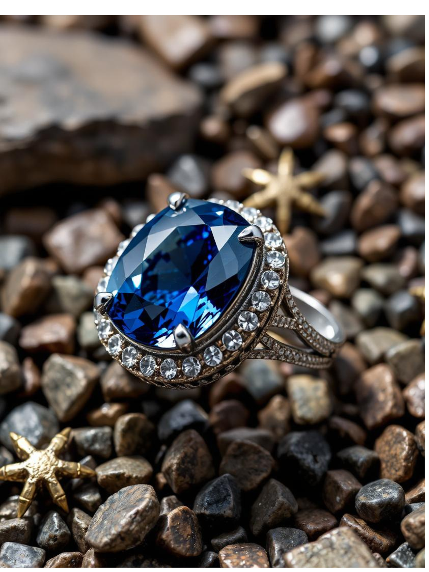 Lapis Lazuli crystal poster