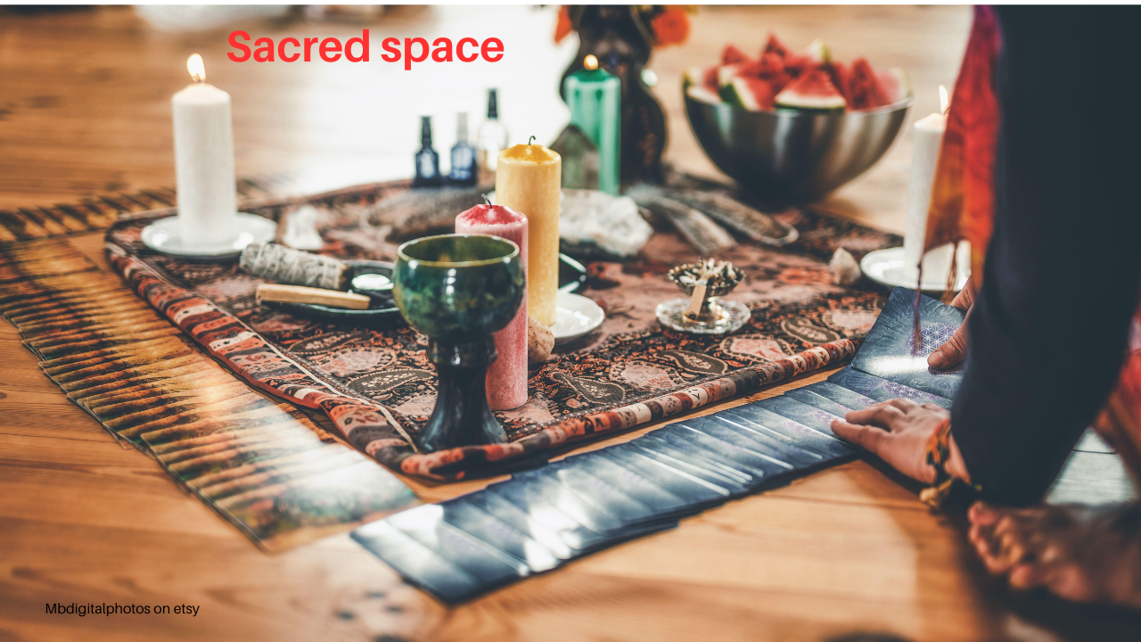 A look at the time period in tarot, Reference to understanding tarot, How to set up your sacred space.