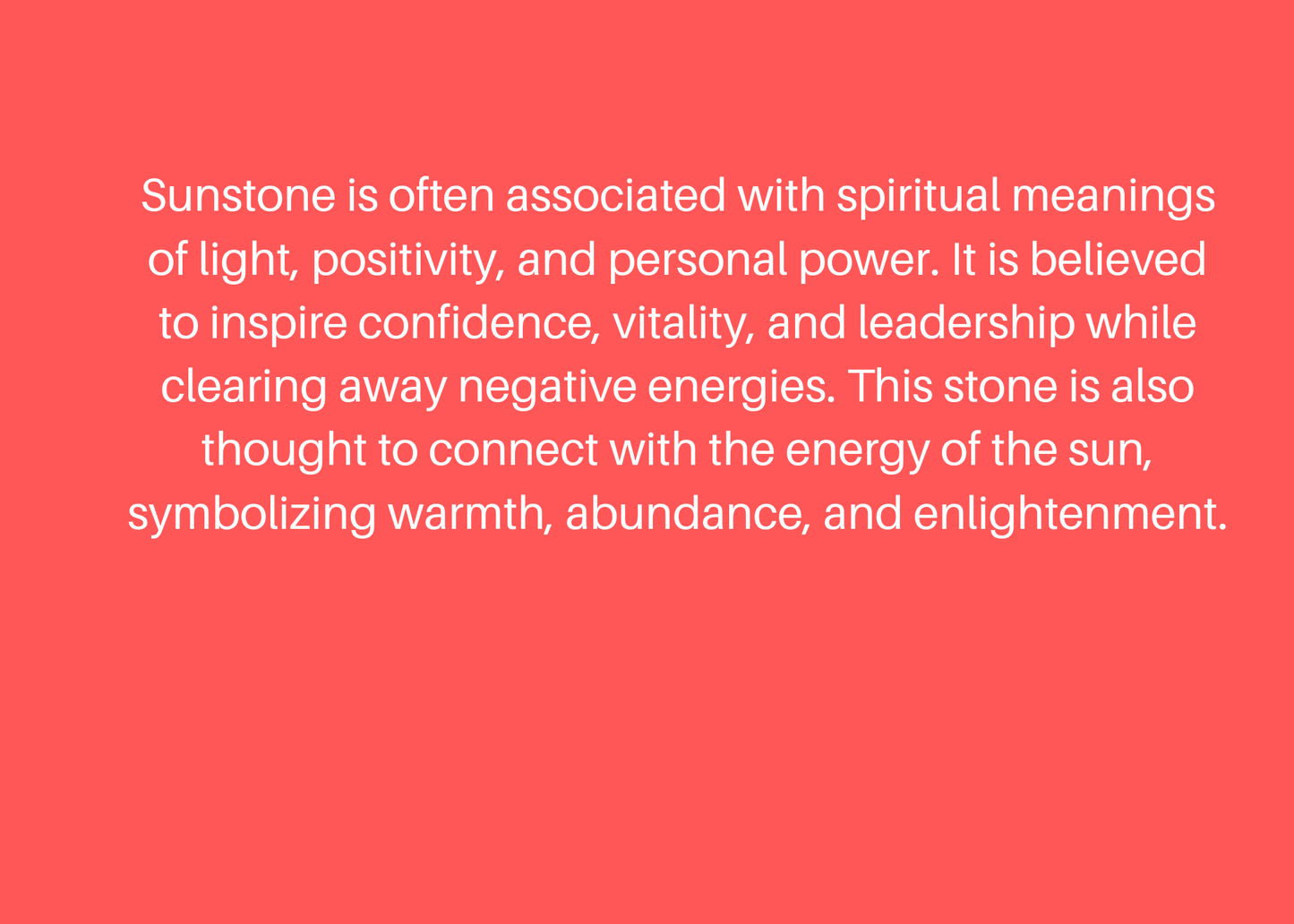 Orange crystal spiritual meaning