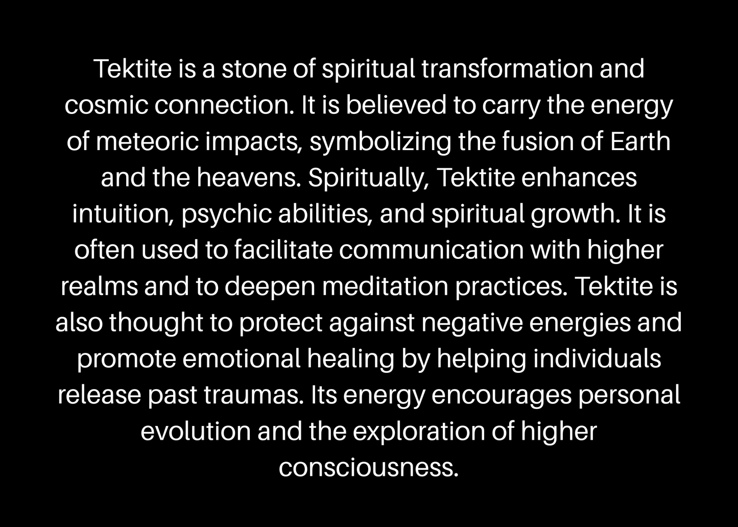 Black crystals spiritual meaning