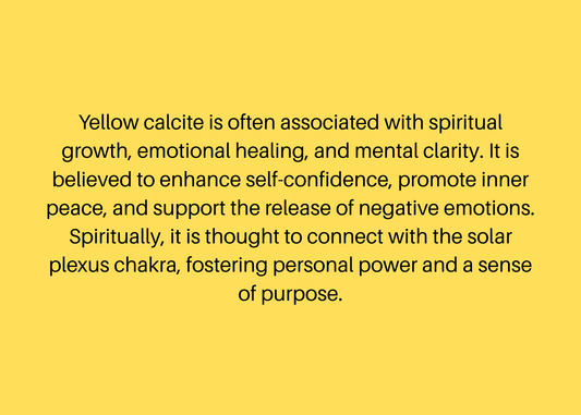 Yellow crystals spiritual meaning card