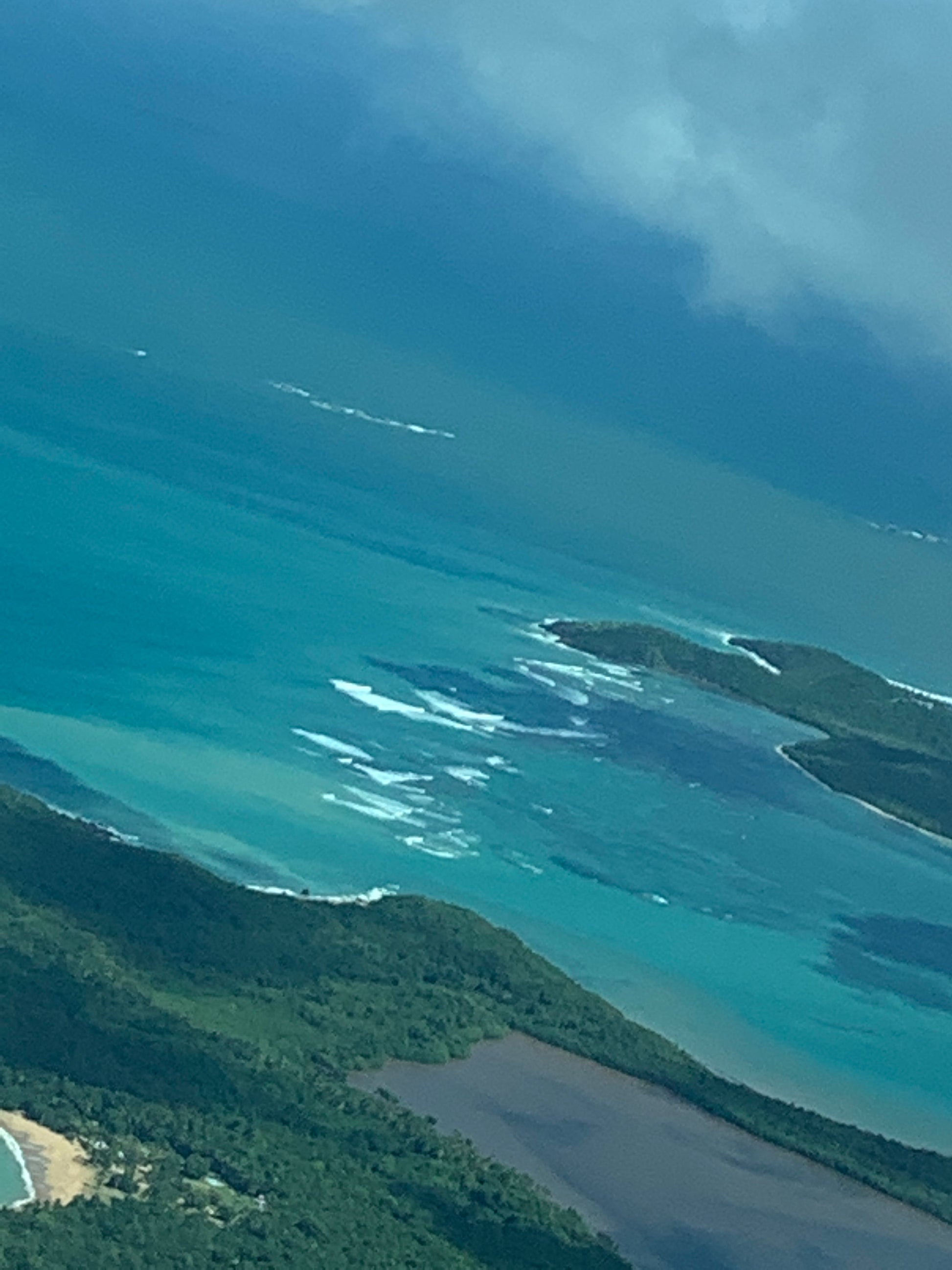 Taken from a small pane right before landing in Vieques Puerto Rico.