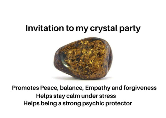 Invitation to a crystal party