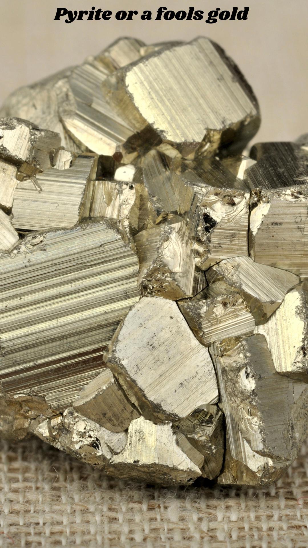 Pyrite (a fool's gold wallpaper)