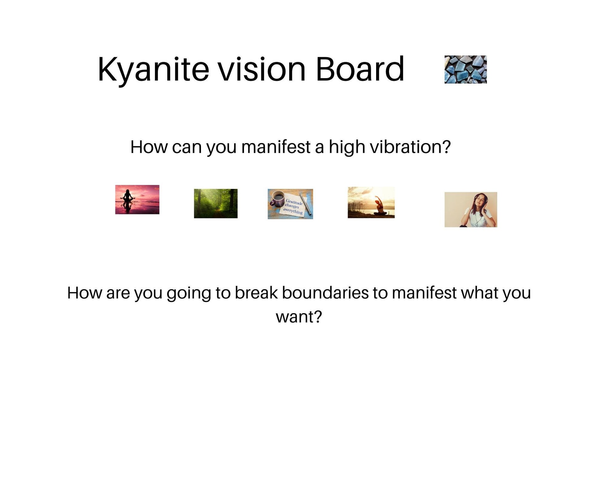 vision board
